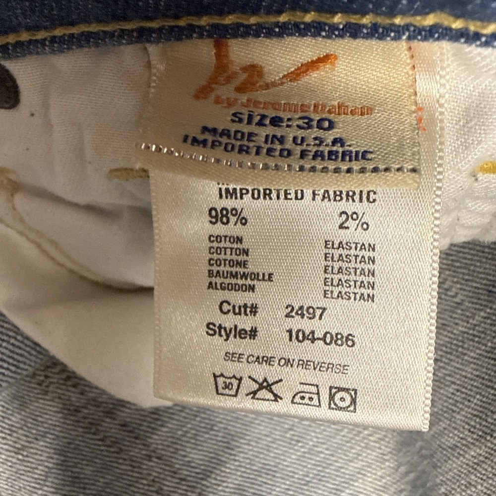 citizens of humanity women's 30 jeans bOOT lOW wAIST cOLLEGE #4  vtg y2K - Picture 11 of 12